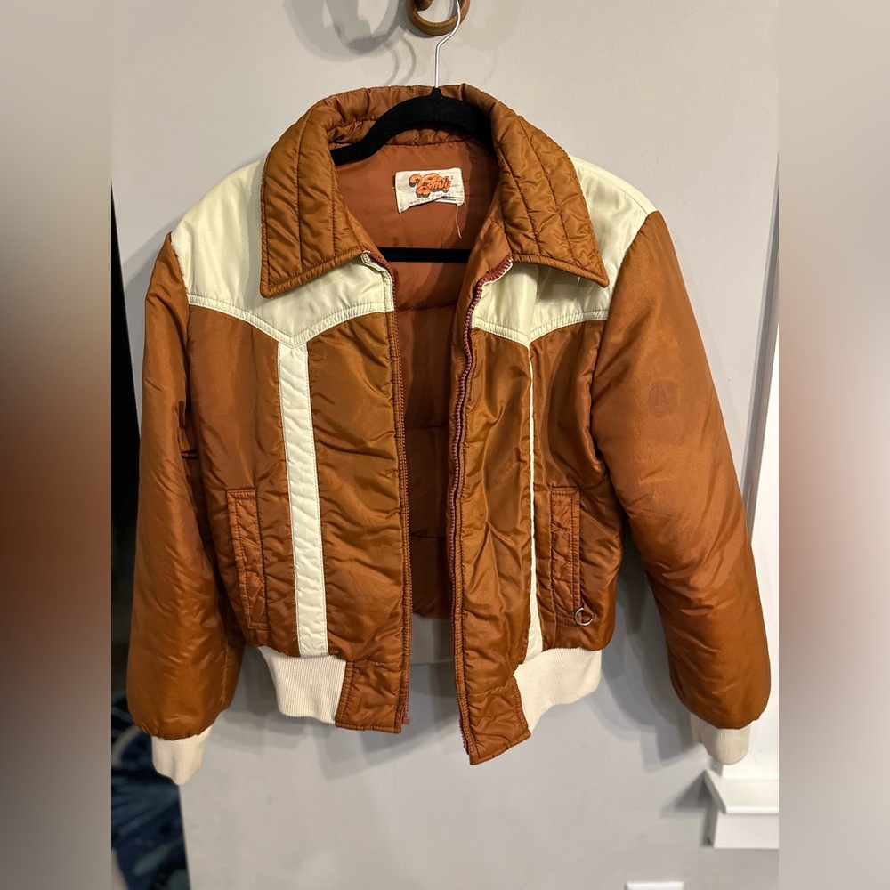 VTG Comfy Goose Down Bomber Style Jakcet